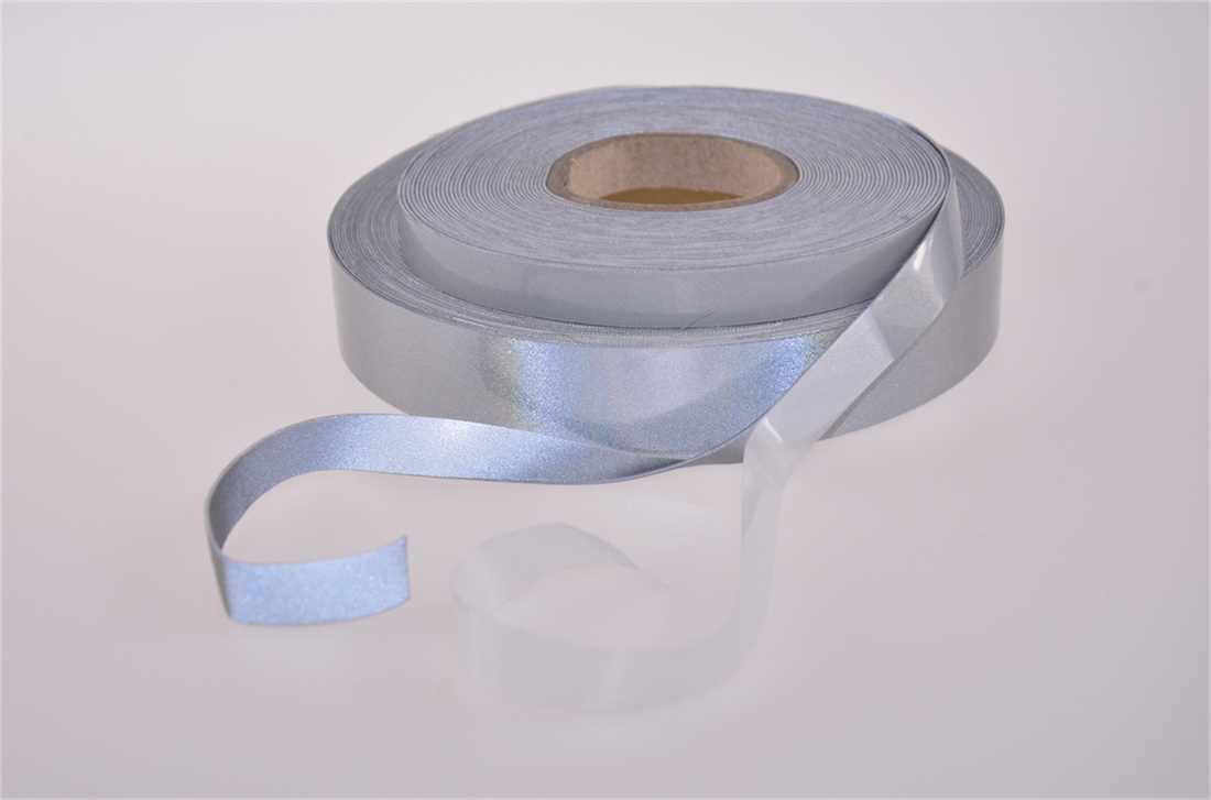 Elastic Reflective Tape 2cm width with punching holes