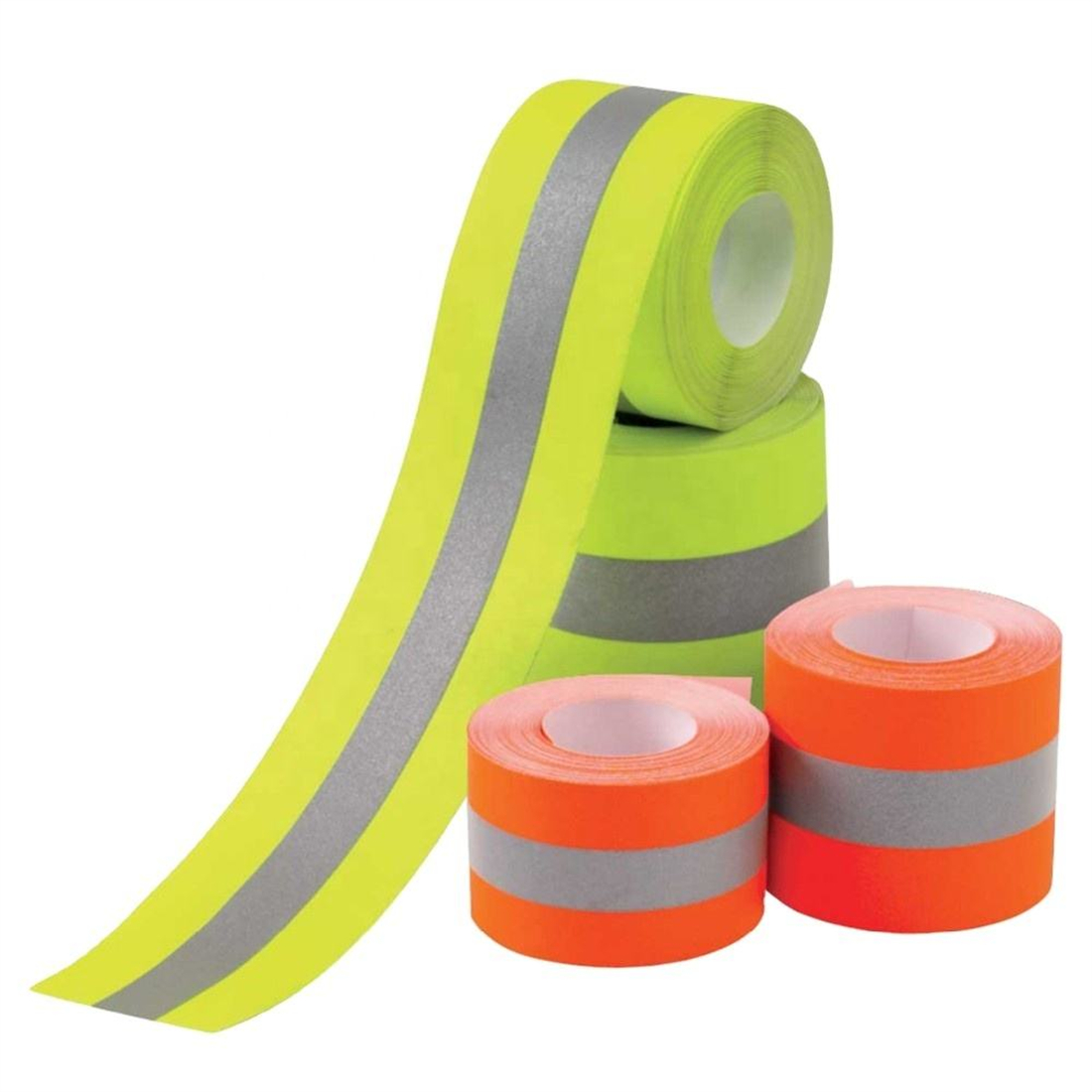 Orange-silver-orange Flame Retardant Tape for Safety Clothing