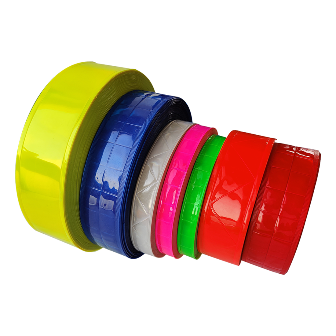 2.5cm PVC Reflective Tape Be Sewn on Garments Or Bags