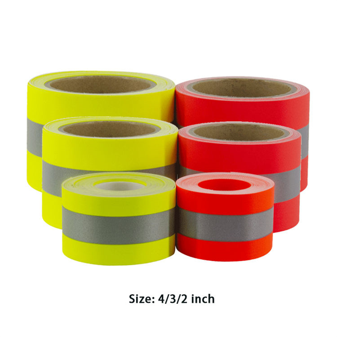 Orange-silver-orange Flame Retardant Tape for Safety Clothing