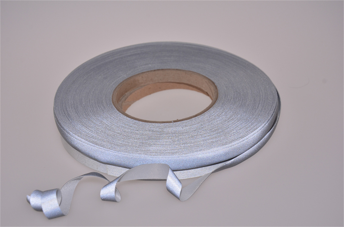 Elastic Reflective Tape 2cm width with punching holes