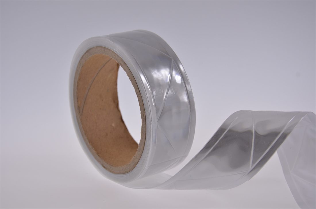 PVC Reflective Tape in White Color for Safety Vest Or Uniform